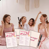 Nashville Bachelorette Party Games, Scavenger Hunt Rustic Bridal Shower Game Card, Western Cowgirl Themed Wedding/Engagement Party Ideas Activities Supplies Decorations(25 Cards) -C04