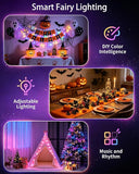 Super RGBIC Smart Fairy String Lights 16.4Ft 50LEDs Color Changing