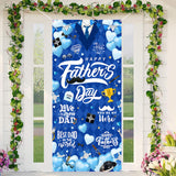 Happy Father's Day Door Cover Banner Fathers Day Door Decorations Father's Day Banner Decorations for Fathers Day Party Supplies 35.4 x 70.8 inch