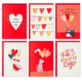 Hallmark Valentine's Day Cards Assortment, Gold Foil (36 Cards and Envelopes)