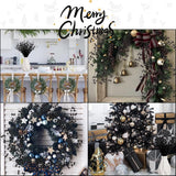 12 Pcs Artificial Glitter Berry, Black Glitter Picks Artificial Berries Stems For Christmas Ornaments Fake Stem Decorative Sticks For Vases Tall Diy Wreath Halloween Decor