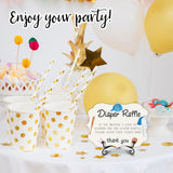 Baseball Theme Sporty Diaper Party Game Set,Dog Party,50 Pcs Diaper Raffle Tickets, 1 Wooden Sign & 1 Iron Stand, Gender Neutral Baby Shower Game Kit Newborn Baby, Party Favor & Supplies - B14