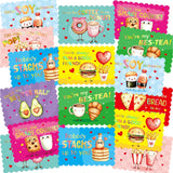 Funny Valentines Day Cards Kids Adult 36 Pcs Gold Foil Valentine Coworker Pun Cards Classroom Exchange Cards Prizes Holiday School Office Business Party Favor Supplies