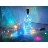 20 Led Wine Bottle Lights With Cork, 15 Pack Battery Operated Cork Shape Fairy Light Waterproof Mini Copper Silver Wire