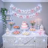 4 Pack Battery Operated Fairy Lights 16.1FT 50 LED White Silver Wire Twinkle String Lights for Bedroom Party Wedding Birthday Indoor Decoration