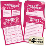 Funny Bachelorette Party Games - Bachelorette Games For Parties Scavenger Hunt, Bach Game Bachelorette Bingo Card Games For Bridal Shower Game