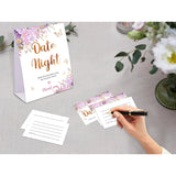 Butterfly Date Night Game, Date Night Ideas Sign With 50 Cards, Bridal Shower Game, Modern Bridal Shower Decorations, Wedding Date Night Advice - 06
