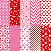 60 Sheets Valentine'S Day Tissue Paper Love Heart Gift Wrapping Paper 13.8 X 19.7 Inch Assorted Pink Red Sweet Valentine Tissue Paper For Diy Craft Gift Bags Wedding Birthday Party Decor