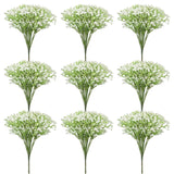 120 Pcs Babys Breath Artificial Flowers Bulk White Realistic Gypsophila Fake Babies Breath Flowers Faux Flowers For Wedding Party Home Decoration