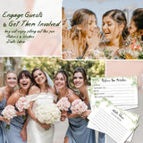 60Pcs Advice And Wishes For The Mr And Mrs, Wedding Advice Cards For Wedding Games, Bridal Shower Guest Book Advice Cards Box For Bride And Groom, Bridal Shower Decorations