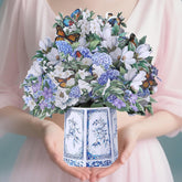 Greeting Card Pop Up, 11 Inch Life Sized Forever Flower Bouquet 3D Pop Up Birthday Gifts For Women Wife Mom Daughter Sister Aunt Grandmother, Anniversary Card, With Blank Notecard & Envelope