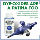 Sculpt Nouveau Blue Liquid Dye-Oxide - 1Oz Bottle, Transparent Metal Coloring Dye For Patinas, Metal Coatings, Sculpting, Customizing, And Creating Intense Color Effects