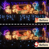 150Pcs No Glow Caps, Soft Rubber String Lights Covers, Blackout Led Plug Caps For 5Mm Christmas Led Strings (Black)