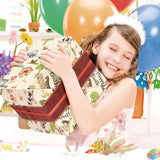 Farm Birthday Wrapping Paper For Kids Adults - Funny Gift Wrap With Tractors, Animals, Happy Birthday, Balloons, Floral & Tree Design For B-Day, Baby Shower - 40×28 Inches, 4 Sheets