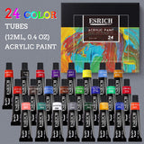 Acrylic Paint Set,57 Pcs Professional Painting Supplies With Paint Brushes, Acrylic Paint, Easel, Canvases, Painting Pads?Palette, Paint Knife, Brush Cup And Art Sponge For Hobbyists And Beginners