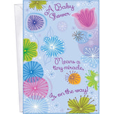 Baby Shower Card - Made In Usa - (Perfect) Envelope Included - 5" X 7.75" - Packaged In Extra Sturdy Mailer - 96310