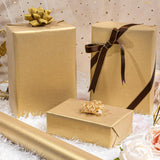 Shimmer Gold Wrapping Paper, Champagne Matte Wrapping Paper For Gifts, Solid Color Pearly-Lustre Gift Wrap Paper For Wedding, Valentine'S Day Birthday Baby Shower Christmas(17 Inch X 33 Feet)