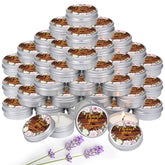 50 Pcs Vintage Wedding Candles Gift Favors For Guests 1 Oz Lavender Scented Soy Wax Aromatherapy Candle Bulk Favors For Bridal Shower Rustic Wedding Party Guests
