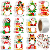 100 Pcs Christmas Scratch Off Cards 10 Styles Holiday Diy Scratch Blank Gift Certificates With 300 Stickers Christmas Party Game Cards For Adults Groups Party Favor Prizes Business