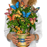 Pop Up Cards, Butterflies & Buttercups, 12 Inch Life Sized Forever Flower Bouquet 3D Popup Greeting Card, Birthday Cards, Thank You Card, Blank Notecard & Envelope