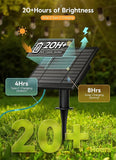 100FT Solar S14 String Lights Waterproof Remote Type C Dimmable Patio Lights