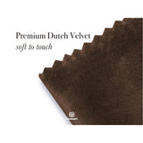 Brown Velvet Ribbon Set 3/8" X 15 Yd Wooden Spool Fabric Trim 3 Rolls * 5 Yd For Christmas Wreath Decoration Handmade Craft Ornaments Gift Wrapping & Bow Making