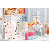 Strawberry Baby Shower Decorations - Family Traditions Baby Shower Games, 1 Sign And 50 Cards, Funny Gender Reveal Games For Strawberry Party Activities Supplies, 50 Guests