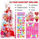 268Pcs Valentines Day Gifts For Kids Valentine Day Cards For Kids School Classroom Goodie Bags Stuffers Non Candy Party Favors Class Valentine Day Gifts For Kids Bulk Prizes Treats Exchange Students