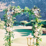 Artificial Flower Swag, Wedding Welcome Sign Floral Swag Blue Pink Flowers For Backdrop Decoration Wedding Arch Flower Arrangements Ceremony And Reception Decor