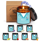 8 Pcs Nurse Appreciation Gifts For Nurses Week Gifts 3.5 Oz Candle Soy Wax Scented Candles For Nurse Women, 8 Scents(Amber)