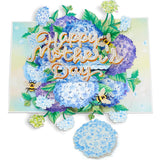 Mothers Day Pop Up Cards, Happy Mother'S Day, Hydrangeas, 3D Greeting Cards, Gift For Mom, Godmother, Stepmom, Sister, Grandma, Mother In Law, Wife, 5X7 - Includes Envelope And Message Note