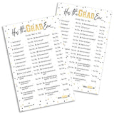 Has The Grad Ever Graduation Party Game - 25 Cards,Graduation Party Games Ideas And Activities