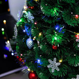 1000 Led Fairy String Lights, 328Ft Long Outdoor Christmas Lights, Waterproof Ip65 Green Pvc Copper Wire Lights, 8 Light