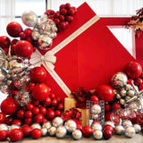 130Pcs Ruby Red Balloons Different Sizes 18" 12" 10" 5" Dark Red Latex Balloon Garland Arch Kit For Birthday Baby Shower Graduation Wedding Valentine'S Day Christmas Party Decorations