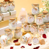 20 Pcs Wildflowers Baby Shower Favors Party Candle Lavender Scented Glass Mason Jar Wax Candle Bulk For Guests Girl Boy Gender Reveal Party Gifts(Colorful)