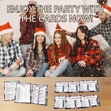Winter Feud Games For Adults, Christmas Indoor Games Cards For Holiday Parties Family And Friend Gathering, Xmas Trivia Game, Quickly Mastered To Build Relationships, 1 Pack(B02)