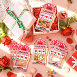 48 Pack Valentines Day Cards For Kids Diy Valentine Exchange Cards With Clear Treat Bags & Self Adhesive Tape Happy Valentine'S Day Gifts For Kids Boys Girls Classroom