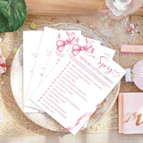 Bridal Shower Games 30 Guests, I Spy With My Little Camera Bridal Shower Wedding Games For Reception, Rehearsal Dinner Engagement Party Activities Game Card/Hl 010