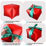 Christmas Balloon Garland Arch Kit 144 Pieces With Red White Candy Gift Box And Star Balloons For Xmas Party Decorations