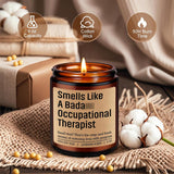 Candle, Occupational Therapist Gifts - Occupational Therapy Gifts For Women, Men - Funny Appreciation, Ot Graduation, Birthday, Valentines Day, Ot License Present For School Student, Grad, Otr