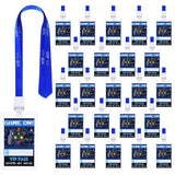 24 Pcs Video Game Party Favors Vip Video Game Lanyard Vip Pass Holder Card Tickets For Birthday Party Supplies