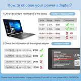 HP 65W 19.5V 3.33A Blue Tip Laptop Charger AC Power Adapter for Pavilion