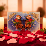- Pop Up Valentines Card, 3D Otter Couple Valentines Day Card For Wife, Husband, Him, Her, Girlfriend, Boyfriend, Adults | 6X8 In Funny Valentine Cards Pop Up, Anniversary Cards With Envelope