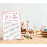 Gifts Exchange Christian Bible Games, God'S Love Left To Right Game, Bible Games For Adults And Family, Church Group Party Games, Christian Games For Sunday School Church Activity Supplies