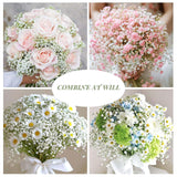 28Cm Artificial Babys Breath Flowers,36Pcs Babys Breath Artificial Flowers Bulk White For Wedding Bouquets,Party Decorations Realistic Fake White Flowers For Bridal & Event Decor