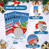 60 Pieces Christmas Scratch Off Cards Stickers Xmas Party Games Xmas Blank Gift Certificate For Festive Raffle Tickets 3.5 X 2.1 Inch Christmas Dwarf Party Favors Games Supplies