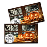 Halloween Scratch Off Cards (50 Pack), Halloween Scratcher Tickets, Spooky Party Game For Wedding Baby Shower Birthday Supplies Decorations - A01