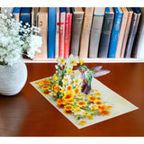 Daffodils With Hummingbirds Mothers Day Cards, 3D Birthday Cards For Women, 6X8In Pop Up Birthday Card For Mom, Wife, Her, Daughter, Sister, Grandma (Daffodils W Hummingbirds Big)