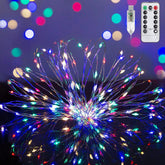 Multicolor Twinkle Lights With 8 Lighting Modes, Fairy Lights With 36Ft 100 Led, Usb Powered Christmas Lights With Remot