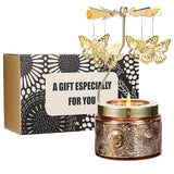 Candle Gifts For Women, Birthday Gifts For Mom Daughter Sister Wife, Unique Butterfly Gift For Friend Women, Rotatable Scented Candles Gift For Christmas Anniversary Mothers Day